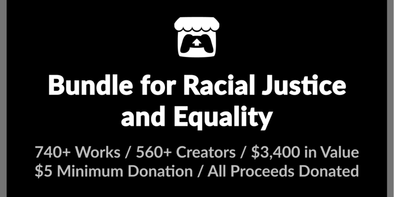 Aperçu du Bundle for Racial Justice and Equality chez Itch.io